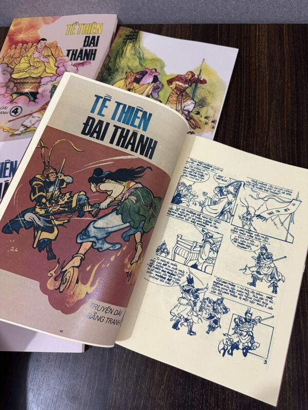 Tề Thiên Đại Thánh 1989 – Họa sĩ Văn Minh, Đức Lâm khổ to a4 in màu cực đẹp - Hình ảnh 9